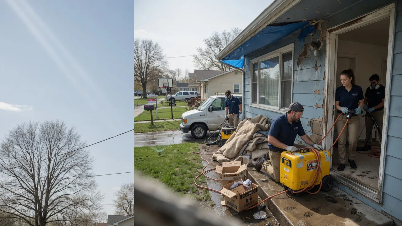 Basement Flood Cleanup in Dekalb, IL near me